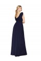 Best Soft Chiffon Long V-Neck A-Line Prom Dress Canada