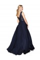 Best Soft Chiffon & Sequin V-Back Long V-Neck A-Line Prom Dress Canada