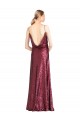 Best Sequin Long Halter Neck A-Line Prom Dress Canada