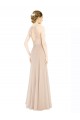 Best Soft Chiffon & Lace Keyhole Back Long Halter Neck A-Line Prom Dress Canada