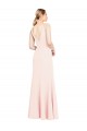 Best Stretch Crepe Long High Neck A-Line Evening Prom Dress Canada