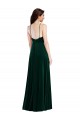 Best Stretch Velvet Long Halter Neck A-Line Prom Dress Canada
