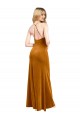 Best Stretch Velvet Criss Cross Open Back Long Halter Neck A-Line Prom Dress Canada