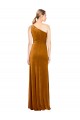Best Stretch Velvet Long One Shoulder A-Line Prom Dress Canada