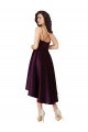 Best Satin Criss Cross Back Short Sweetheart A-Line High Low Prom Dress Canada