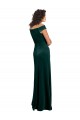 Best Stretch Velvet Long Square Neck A-Line High Side Slit Prom Dress Canada