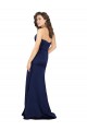 Best Silky Satin Long Sweetheart A-Line Prom Dress Canada