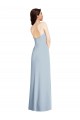 Best Stretch Crepe Low Back Long Strapless Light Sky Blue A-Line Prom Dress Canada