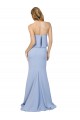 Best Stretch Crepe Low Back Long Strapless A-Line Prom Dress Canada