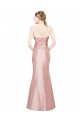Best Stretch Satin Low Back Long Sweetheart A-Line Prom Dress Canada