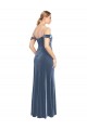 Best Stretch Velvet Long Off the Shoulder A-Line Prom Dress Canada