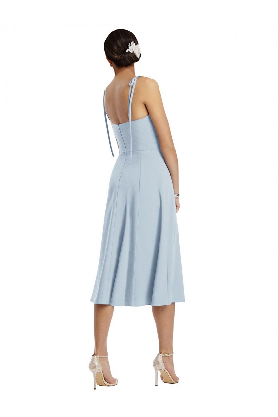 Best Stretch Crepe Midi Length Sweetheart A-Line Prom Dress Canada