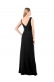 Best Soft Chiffon V-Back Long V-Neck A-Line Prom Dress Canada