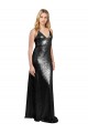 Best Sequin V-Back Long Spaghetti Straps A-Line Prom Dress Canada