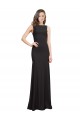 Best Stretch Crepe Open Back Long Bateau Neck Mermaid Prom Dress Canada