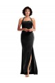 Best Stretch Velvet Low Back Long Halter Neck Mermaid Prom Dress Canada