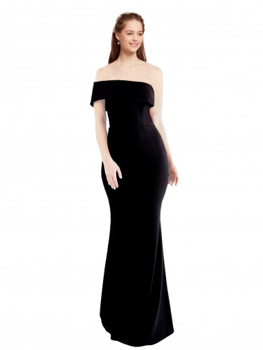Best Stretch Crepe Keyhole Back Long One Shoulder Mermaid Prom Dress Canada
