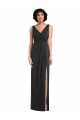 Best Spandex Long V-Neck Sheath Prom Dresses Canada