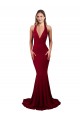 Best Spandex Open Back Long Halter Neck Mermaid Prom Dress Canada