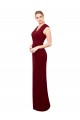 Best Soft Chiffon Keyhole Back Long V-Neck Mermaid Prom Dress Canada