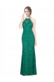 Best Lace Low Back Long Halter Neck Mermaid Prom Dress Canada