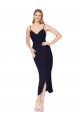 Best Stretch Crepe V-Back Knee Length Spaghetti Straps Mermaid Prom Dress Canada