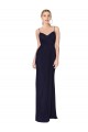 Best Soft Chiffon V-Back Long Spaghetti Straps Mermaid Prom Dress Canada