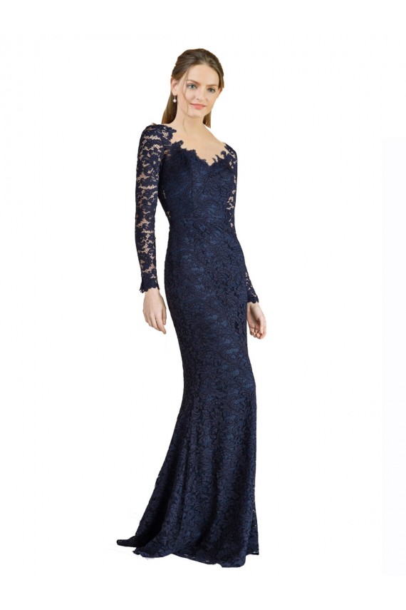 Best Lace Keyhole Back Long Sweetheart Mermaid Prom Dress Canada