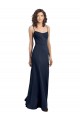 Best Stretch Crepe Low Back Long High Neck Sheath Prom Dress Canada