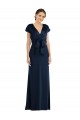 Best Stretch Crepe Keyhole Back Long Off the Shoulder Trumpet Prom Dress Canada