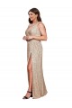Best Sequin Long V-Neck A-Line Black Tie Plus Size Prom Dress Canada