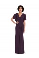 Best Spandex Long V-Neck Sheath Prom Dress Canada