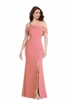 Best Stretch Crepe Low Back Long One Shoulder Trumpet Prom Dress Canada