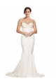 Best Stretch Satin Low Back Sweep Train Cowl Neck Mermaid Prom Dress Canada