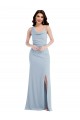 Best Stretch Crepe Long One Shoulder Trumpet Prom Dress Canada