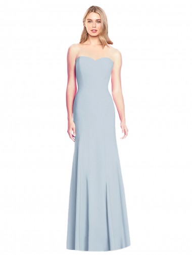 Best Stretch Crepe Low Back Long Sweetheart Trumpet Prom Dress Canada