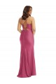 Best Silky Satin Tie Back Long Spaghetti Straps Mermaid Plus Size Formal Prom Dress Canada