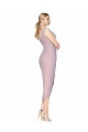 Best Soft Chiffon V-Back Cocktail Length V-Neck Primrose Mermaid High Low Prom Dress Canada