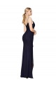 Best Soft Chiffon V-Back Long Spaghetti Straps Mermaid Prom Dress Canada