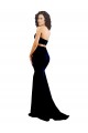 Best Stretch Crepe Long High Neck Sleeveless Prom Party Dresses Canada