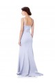 Best Stretch Crepe Long Spaghetti Straps Mermaid Prom Dress Canada