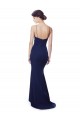 Best Stretch Crepe Open Back Long Spaghetti Straps Mermaid Prom Dress Canada
