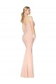 Best Stretch Crepe Long Sweetheart Nude Mermaid Prom Dress Canada