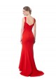 Best Stretch Crepe Long Sweetheart Red Mermaid Prom Dress Canada