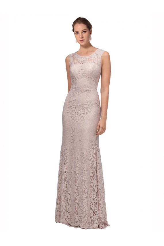 Best Lace Long Scoop Neck Mermaid Evening Prom Dress Canada