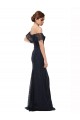 Best Lace Long Off the Shoulder Mermaid Evening Prom Dress Canada
