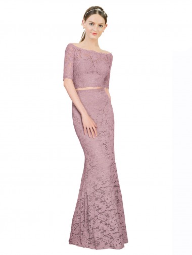 Best Lace Long Off the Shoulder Mermaid Prom Dresses Canada