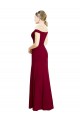 Best Soft Chiffon Long Off the Shoulder Mermaid Black Tie Prom Dress Canada