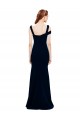 Best Stretch Crepe Long Off the Shoulder Mermaid Side Slit Prom Dress Canada