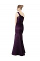 Best Satin Long One Shoulder Mermaid Prom Dress Canada